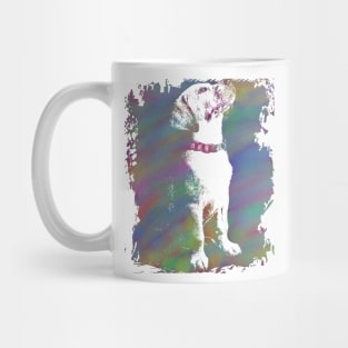 Watercolor Cool dog Mug